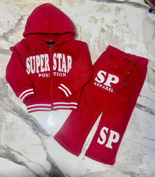 SP kids red sweatsuit